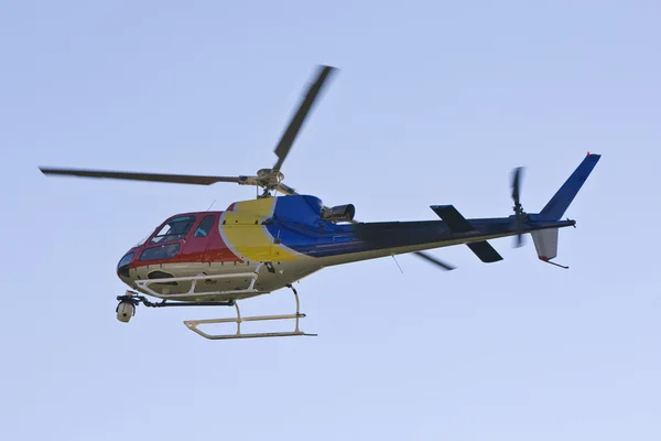 Vrtulník s kamerou — Stock fotografie