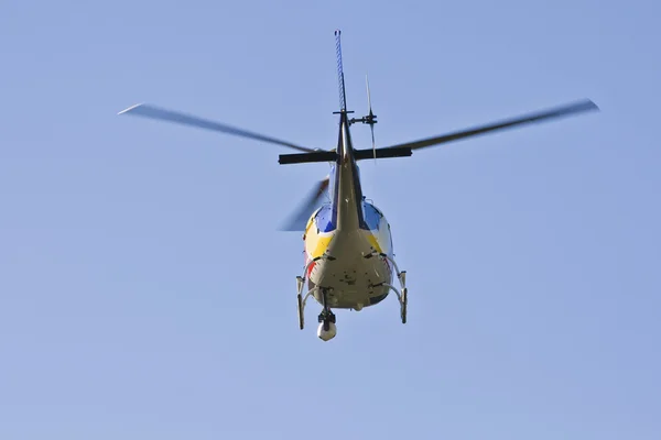 Hubschrauber mit Kamera — Stockfoto