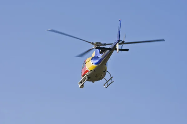 Helicóptero com câmera — Fotografia de Stock