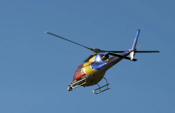 TV-nyheter helikoptern — Stockfoto
