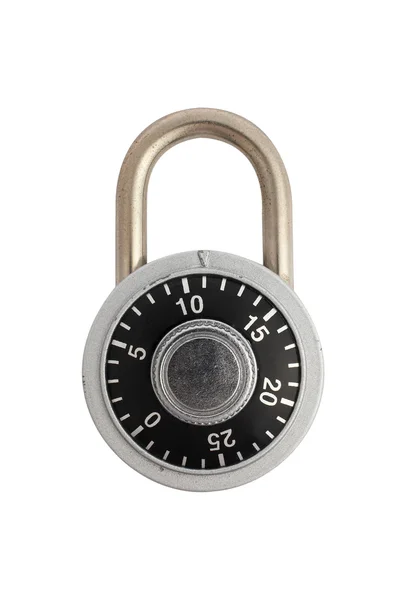 Locked combination padlock — Stock Photo, Image