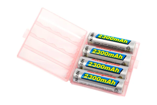 Rechargeable batteries set — Stock Photo, Image