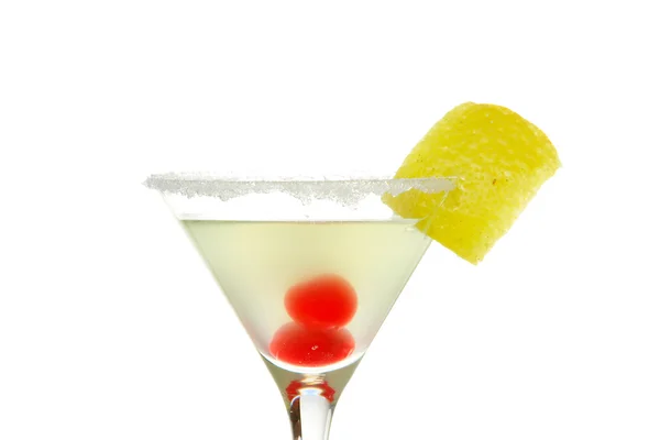 Cocktail com detalhe de cerejas — Fotografia de Stock