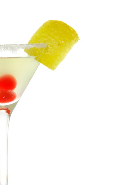 Cocktail com detalhe de cerejas — Fotografia de Stock