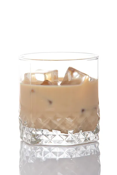 Whiskey cream glass Stock Photo