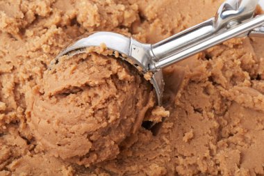 Chocolate ice cream scoop clipart
