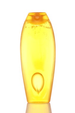 Plastic bottle with soap or shampoo clipart