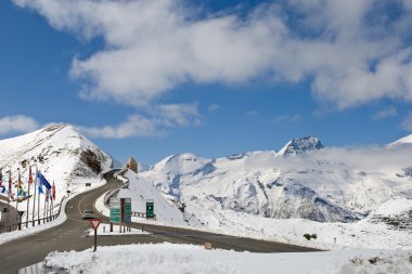 Grossglockner high alpine road clipart