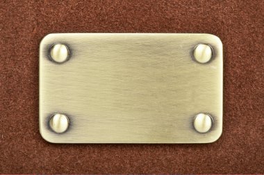 Panel of metal brushed clipart