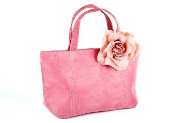 Pink handbag clipart