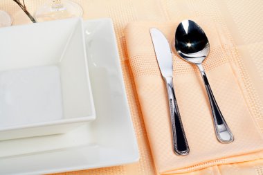 Table setting clipart