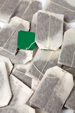 Tea bags background clipart