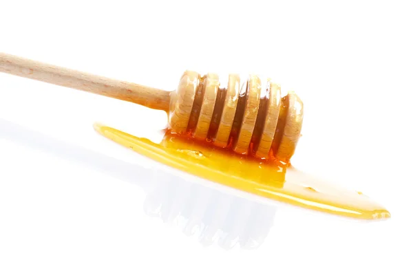 Honing en houten motregen — Stockfoto