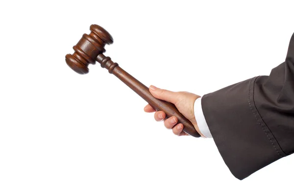 Judge announce the verdict — Stock Photo, Image