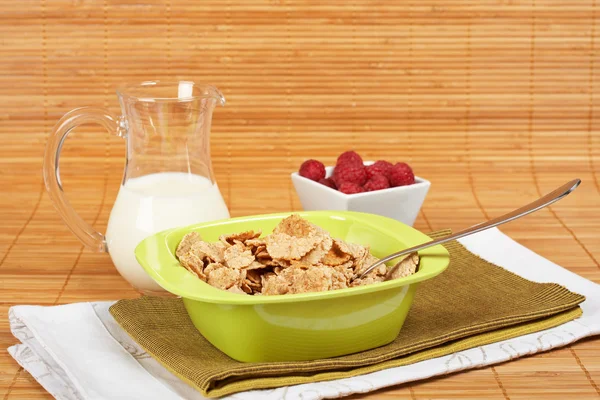 Cornflakes for breakfast — Stock Photo, Image