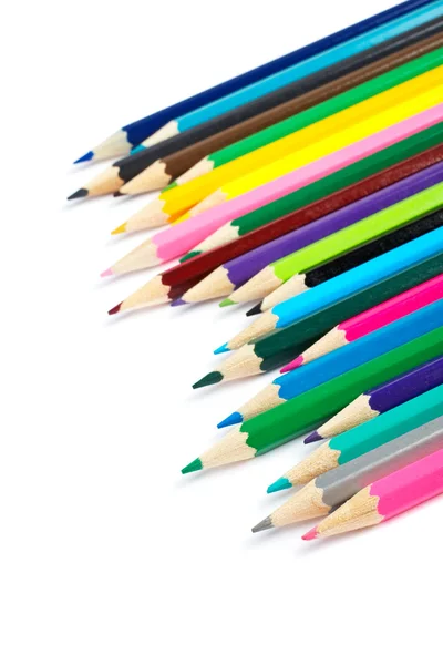 Színes ceruzák válogatása — Stock Fotó