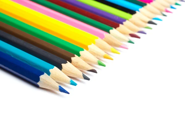 Assortment of colored pencils — Stock Photo, Image
