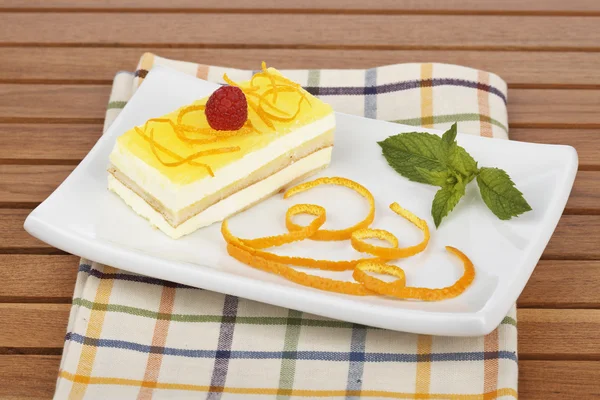 Απολαυστικό λεμόνι κέικ — Φωτογραφία Αρχείου