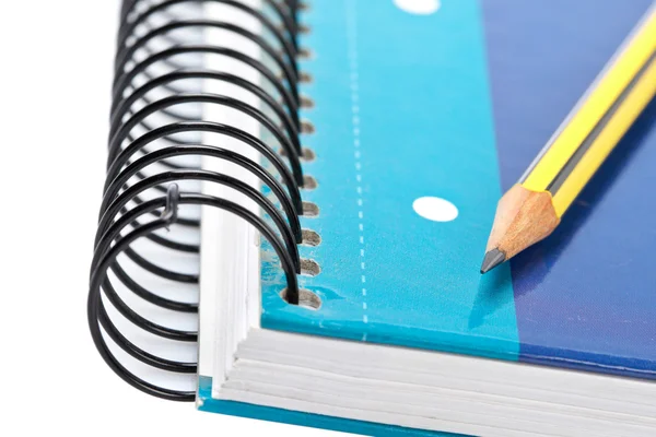 Pencil on a one notebook — Stock Photo, Image