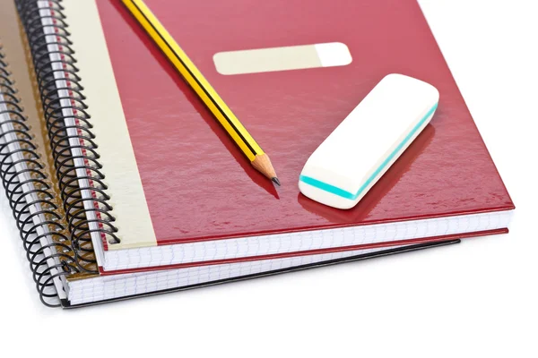 Pencil and eraser — Stock Photo, Image