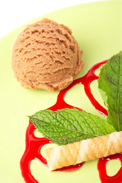 Lahodné čokoládové zmrzliny — Stock fotografie