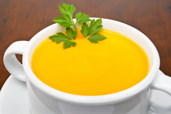 Carrots puree with parsley — Stock Photo, Image