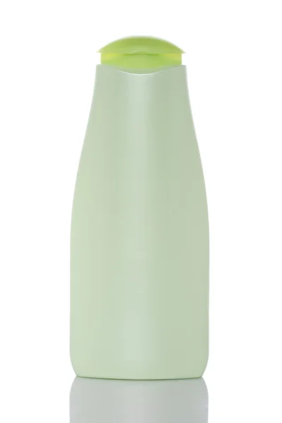 Bottiglia di plastica con sapone o shampoo — Foto Stock