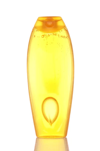 Πλαστικό μπουκάλι με σαπούνι ή σαμπουάν — Φωτογραφία Αρχείου