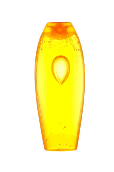 Flacon en plastique avec savon ou shampooing — Photo
