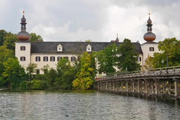 stock image Seeschloss Ort, Gmunden, Austria