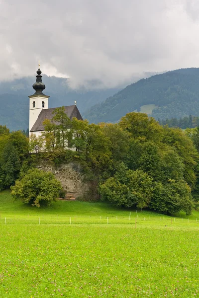 Igreja de São Nicolau, Golling, Áustria — Fotografia de Stock
