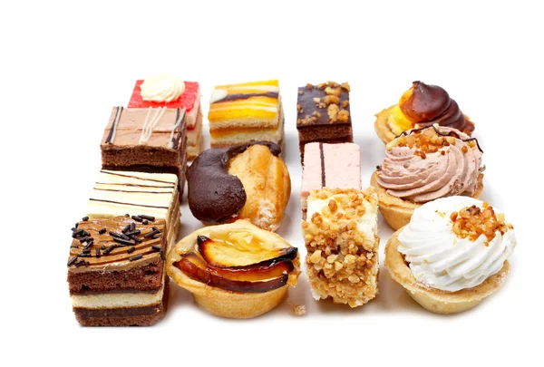 stock image Assortment of delicious cakes