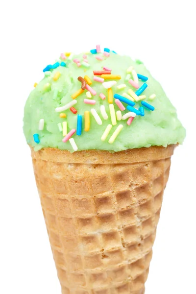 Delicioso cone de sorvete — Fotografia de Stock