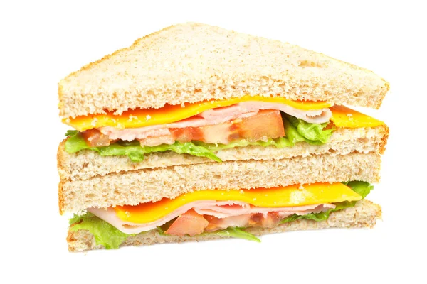 건강 한 햄 샌드위치좋은 서비스 — 스톡 사진