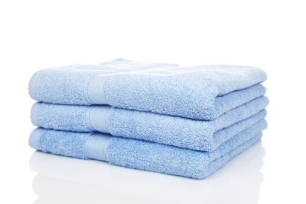 Asciugamani blu — Foto Stock