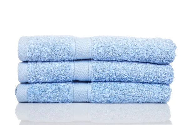 Asciugamani blu — Foto Stock