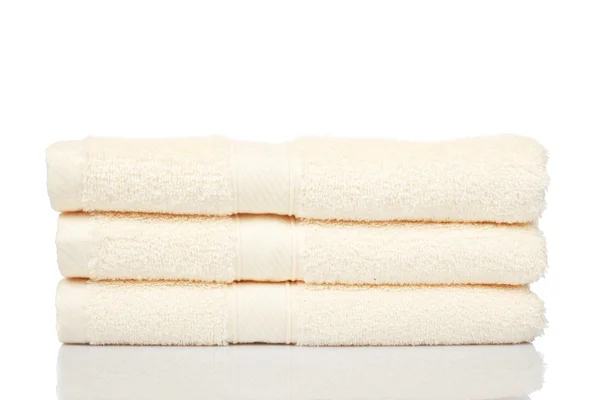 Gele handdoeken — Stockfoto