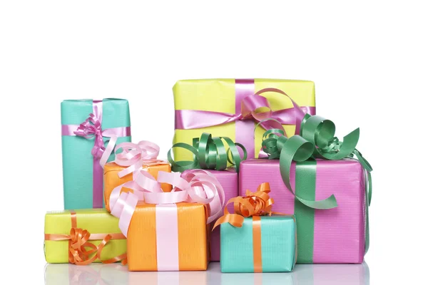 Assortment of gift boxes — Stock Photo, Image