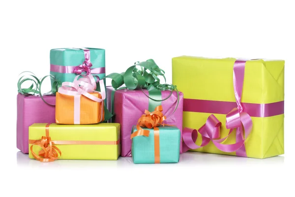 Assortment of gift boxes — Stok fotoğraf