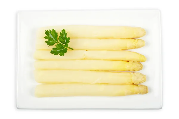 Asparagus with parsley — Stock Photo, Image