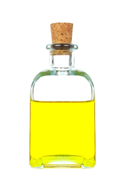 Frasco de aceite de oliva virgen — Foto de Stock