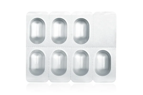 Pills on blister pack — Stock Photo, Image