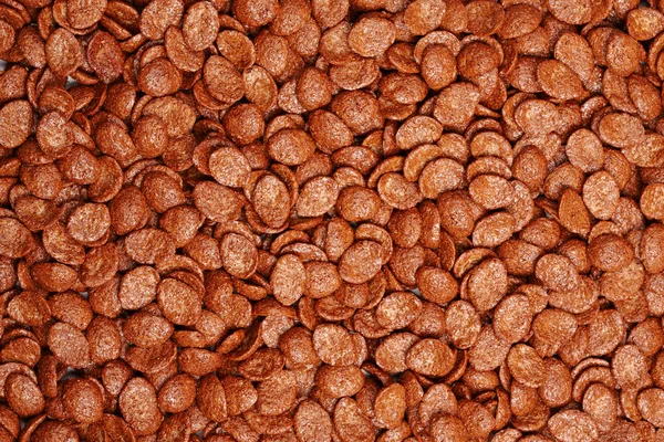 Płatki kukurydziane czekoladowe tło — Zdjęcie stockowe