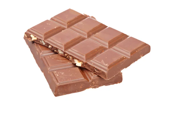 Блоки шоколада — стоковое фото
