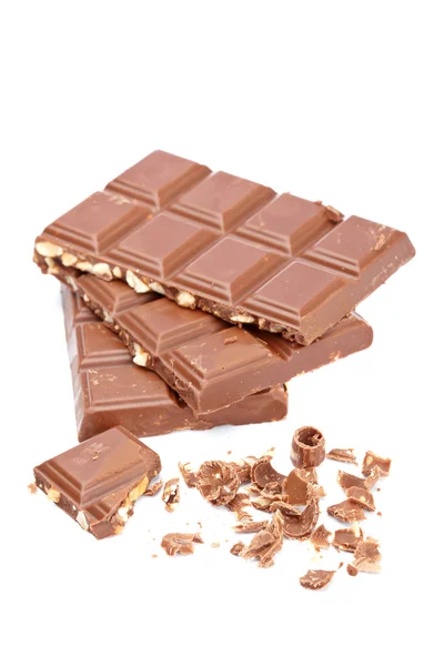 Block av choklad — Stockfoto