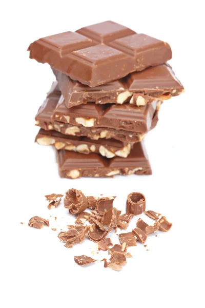 Block av choklad — Stockfoto