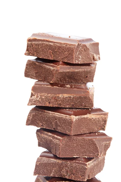 Bloky čokolády — Stock fotografie