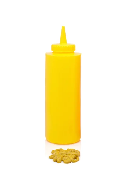 Bottiglia di senape — Foto Stock