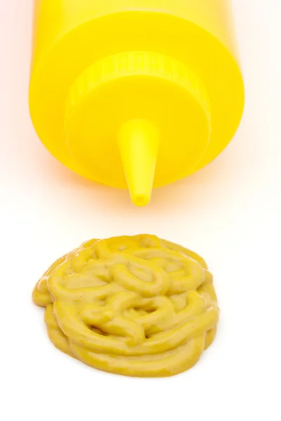 Garrafa de mostarda — Fotografia de Stock