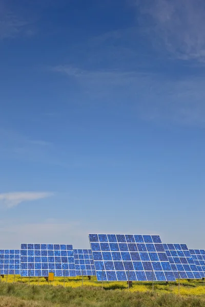 Güneş Enerji Santrali — Stok fotoğraf